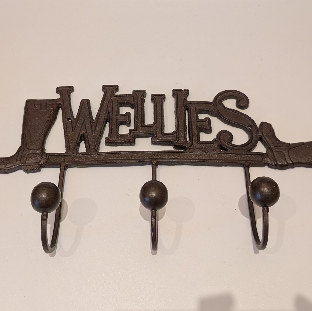 Vintage Brown Wall Hook Rack